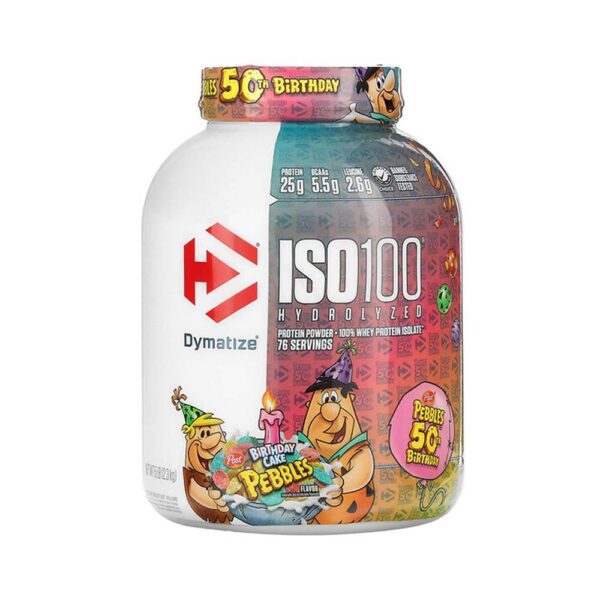 Dymatize ISO100 Hydrolyzed Whey Protein – Pebbles Edition