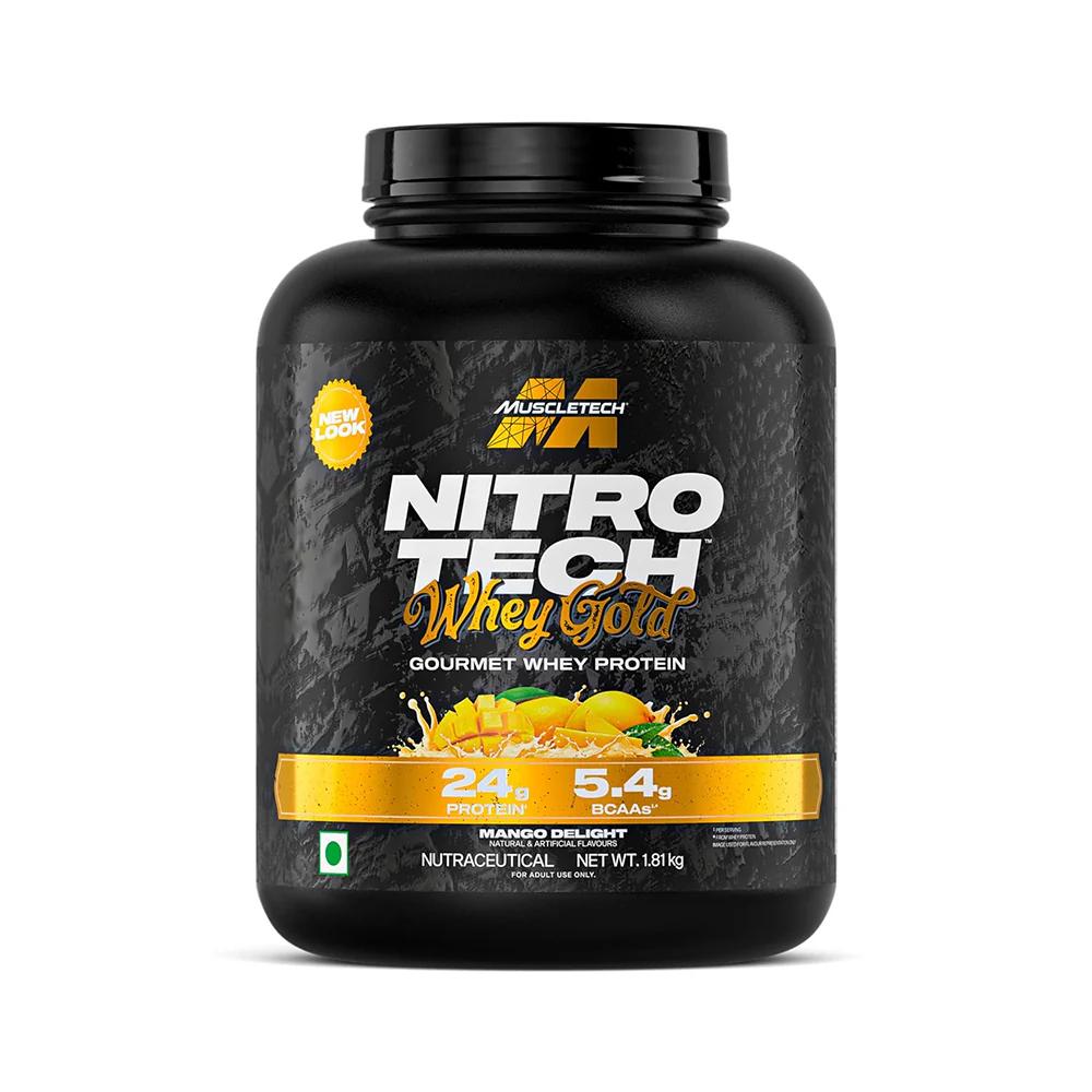MuscleTech Nitro-Tech Whey Gold – Mango Delight