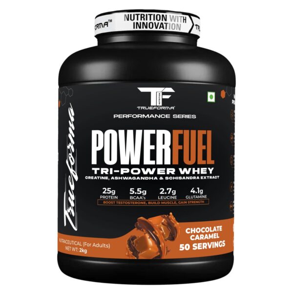 Trueforma PowerFuel Tri-Power Whey Protein – Chocolate Caramel