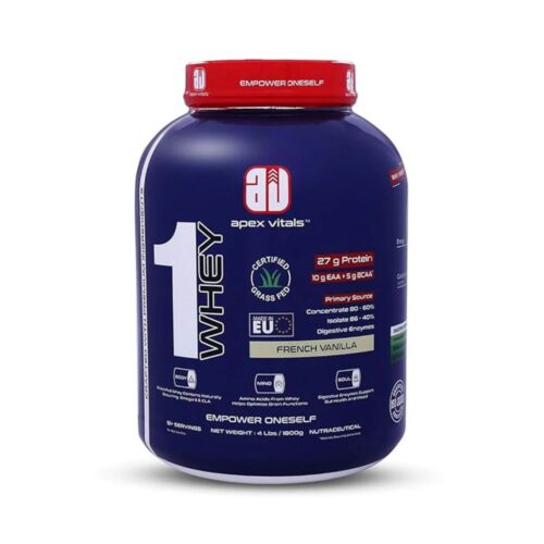 Whey Protein8 Apex Vitals Whey Protein – French Vanilla